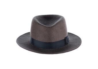 mafia hat isolated on white background