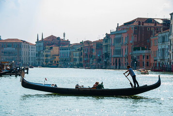 Fototapeta na wymiar gondola in Venice Italy