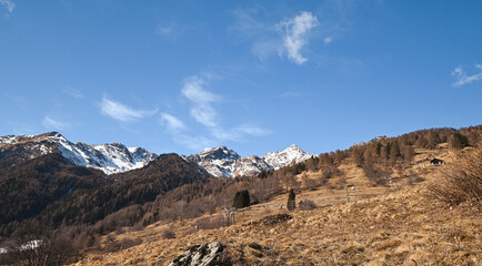 Beautiful view of Stelvio national park