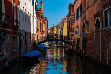Fototapeta na wymiar canal Venice Italy