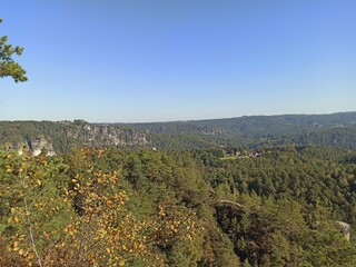 Fototapeta na wymiar Elbsandsteingebirge, Sächsische Schweiz