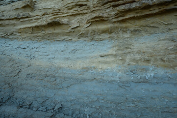Abstract background of gray clay rocks, top view, High quality photo