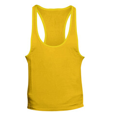 Visualize your designs with just a few clicks on this Front View Amazing Stringer Tank Top Mockup...
