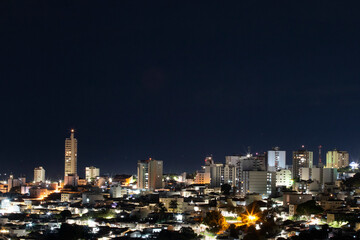 Varginha, Minas Gerais, Brazil: Night view of the well-known city of et in the south of Minas Gerais