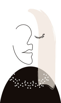 Female face