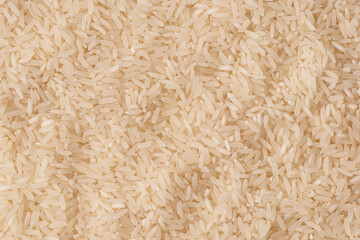 raw rice on white table
