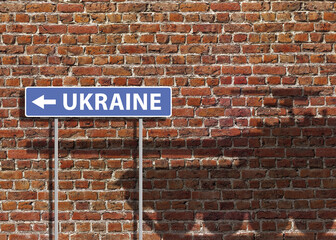 Fototapeta premium GUERRE EN UKRAINE