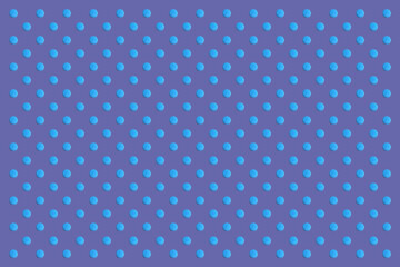 Very peri color background with patterned shape of blue sponge macarons dots