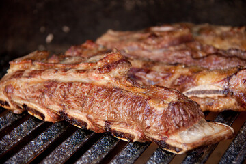 Beef ribs bbq costillas a las brasas