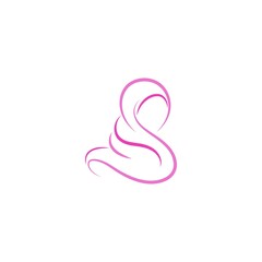 Hijab logo icon illustration design vector