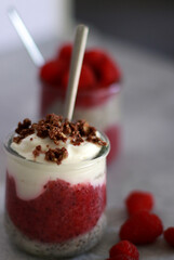 chocolate mousse dessert