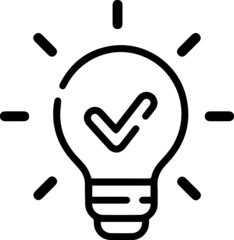 Lamp line icon. Idea lamp icon. Idea lamp icon. Lamp light bulb icon. lightbulb lamp. lightbulb icon. light bulb sign