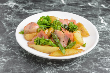 ベーコンと野菜の炒め物