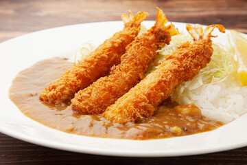 エビフライカレー