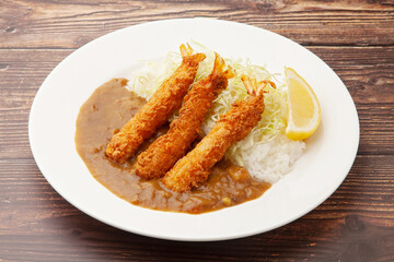 エビフライカレー