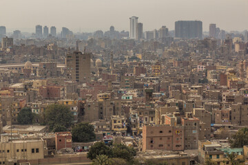 Fototapeta na wymiar View of Cairo skyline, Egypt