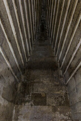 Fototapeta na wymiar Burial chamber of the Red Pyramid in Dahshur, Egypt