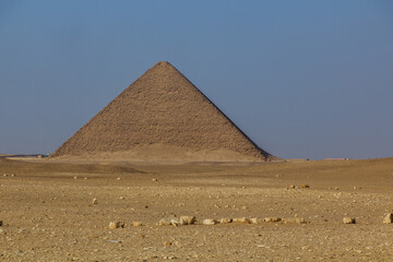 Obraz na płótnie Canvas Red Pyramid in Dahshur, Egypt