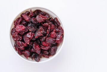 Cranberry Raisins in a Bowl