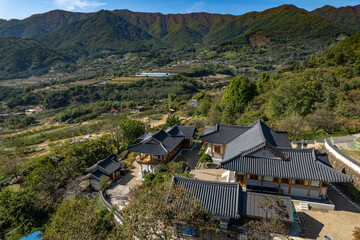 드론에서 바라본 한국의 사찰