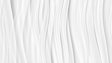 Grey elegant smooth waves abstract background