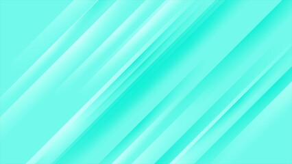 Minimal abstract turquoise tech geometric background