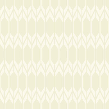 Vector cream grey color ethnic chevron, herringbone, hexagon geometric shape seamless pattern background. Use for fabric, textile, interior decoration elements, upholstery, wrapping.