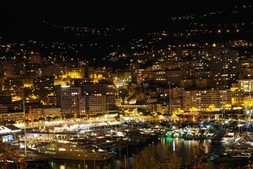 Fototapeta na wymiar Nights in Monaco
