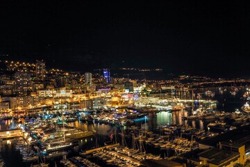 Fototapeta premium Nights in Monaco