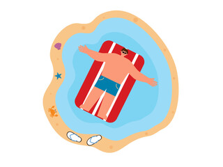 Beach vector illustration