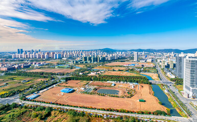 Urban scenery of Wuxi City, Jiangsu Province