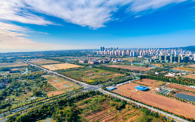 Urban scenery of Wuxi City, Jiangsu Province
