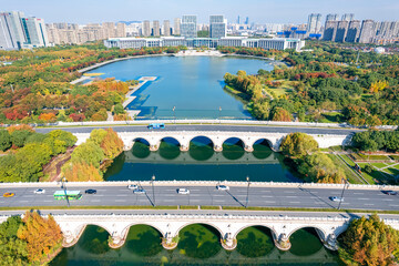 Urban scenery of Wuxi City, Jiangsu Province