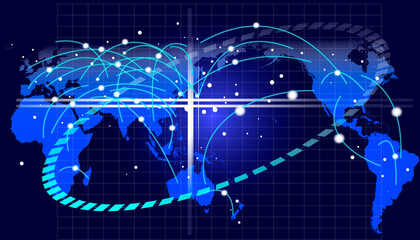 web3の分散型ネットワークで結ばれた世界