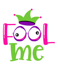 Obraz premium April Fools SVG, Funny svg, Joke Svg, April Fools Day svg, Little Miss April Fools SVG, DXF, EPS, png Files for Cutting Machines Cameo or Cricut, April Fools Day Svg, Funny Svg, Girl Svg, April Fools 