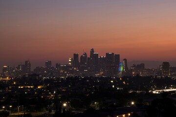 Fototapeta na wymiar SoCal Sunsets from East LA