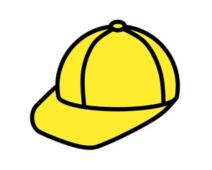 通学帽　キャップ　黄色