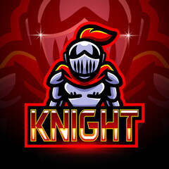 Knight esport logo mascot design