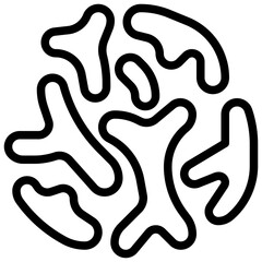 bifidobacterium outline icon