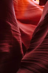 Fotobehang The sandstone shapes and warm colors of Lower Antelope Canyon, Page, Arizona, Southwest USA © Pedro