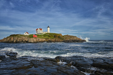 Fototapeta na wymiar Lighthouse on the East Coast 
