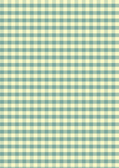 Cream, green, scotch pattern