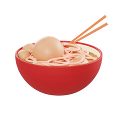 3d illustration meat ball object