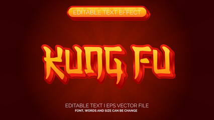 Editable Text Effect - Kung Fu