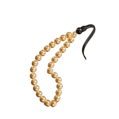 3d illustration ramadan prayer beads object