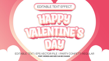 Editable Text Effect - Valentine
