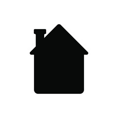 simple house icon vector isolated