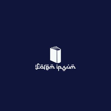 Al Quran logo vector, Islamic logo vector illustration, and book logo vector
