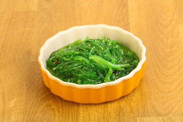 Japanese traditional seaweed salad Chukka