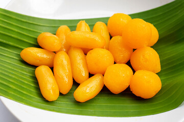 Traditional Thai desserts. 